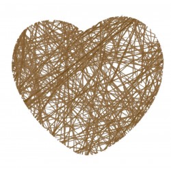 COEUR ABACA - Chocolat x 24