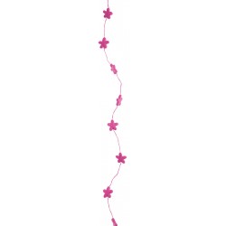 GUIRLANDE FLEURS MOUSSE -...