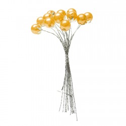 PIQUET - Perle jaune citron...
