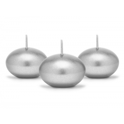 BOUGIE - Flottante argent x...