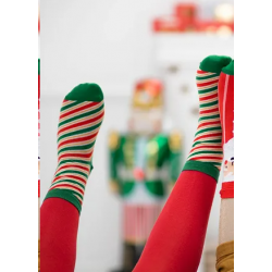 CHAUSSETTE - Noël rayée 31-34