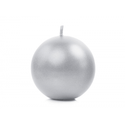 BOUGIE - Boule argent (6cm)...