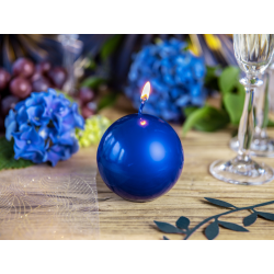 BOUGIE - Boule bleu navy...