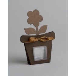 POT DE FLEUR NACRE - Bronze...