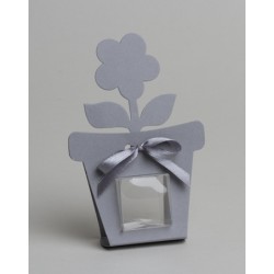 POT DE FLEUR - Gris  x 6