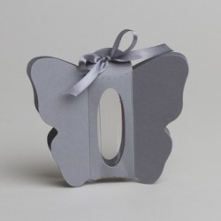 PAPILLON - Gris  x 6
