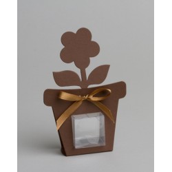 POT DE FLEUR -  Café  x 6
