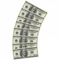 SERVIETTE - Billet de 100$...