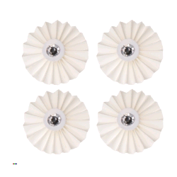 ROSETTE - Blanc 5cm x4
