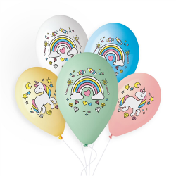 BALLON - Licorne et arc en...
