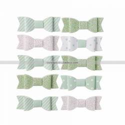 NOEUD - Vert menthe/pastel...