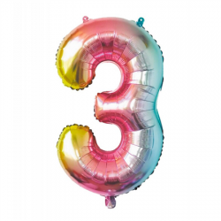 BALLON MYLARD - Chiffre 3...