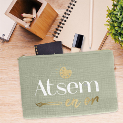 SAC/POCHETTE - ATSEM en or...