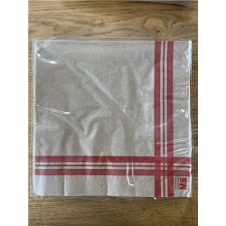 SERVIETTE - Kraft à carreau...