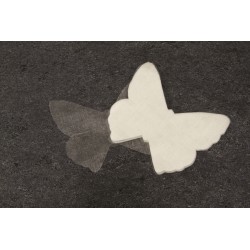 PAPILLON - Ivoire x 50 (8cm...