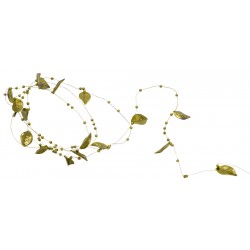 GUIRLANDE FEUILLES - Jaune...