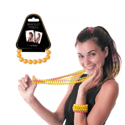 BRACELET - Perle orange...