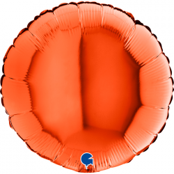BALLON MYLARD - Rond orange...