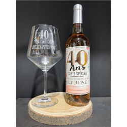 VERRE A VIN - 40 ans avec...