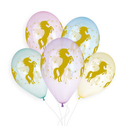 BALLON - Licorne x 5 ( en...