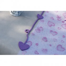 COEUR - Lilas 4,50cm x 1,55m
