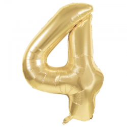 BALLON MYLARD - Chiffre 4...