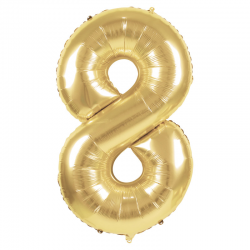 BALLON MYLARD - Chiffre 8...