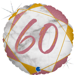 BALLON MYLARD - 60 marbré...