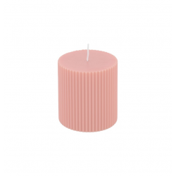 BOUGIE - Cannelée rose...