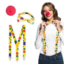 CLOWN - Bretelle, noeud...