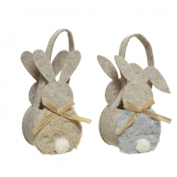 PANIER - Lapin (en feutrine...