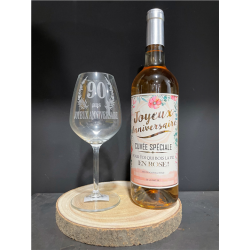 VERRE A VIN - 90 ans avec...