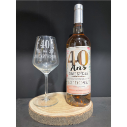 VERRE A VIN - 40 ans avec...