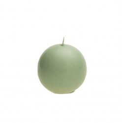 BOUGIE - Boule/ronde vert...