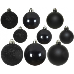 DECOR SAPIN - Boule noire...