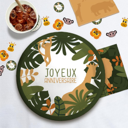 ASSIETTE - Jungle party x 6...