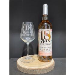 VERRE A VIN - 18 ans avec...