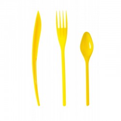 MENAGERE COUVERT - Jaune...