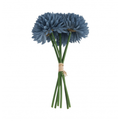 BOUQUET - Dahlia bleu denim...