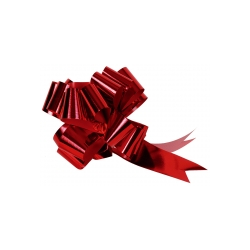 NOEUD - Rouge métallisé x 5...