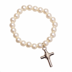 BRACELET - Perle avec croix...