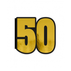 LIVRE D'OR - 50 ans noir/or...