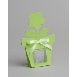 POT DE FLEUR - Vert anis x 6