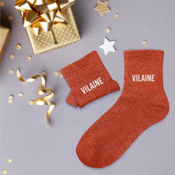 CHAUSSETTE - A paillettes...