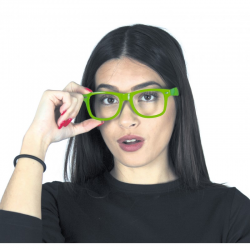 LUNETTE - Vert fluo sans...