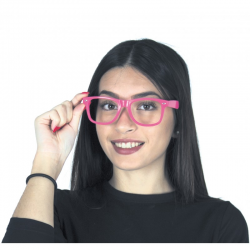 LUNETTE - Rose fluo sans...