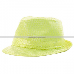 CHAPEAU - Borsalino jaune...