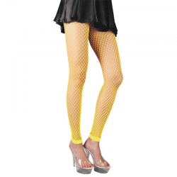 LEGGING - Résille jaune...