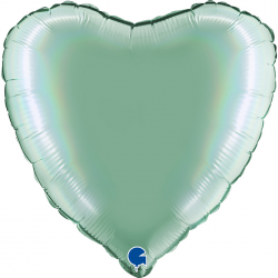 BALLON MYLARD - Coeur vert...