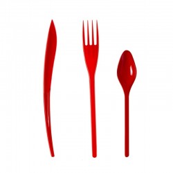 MENAGERE COUVERT - Rouge...